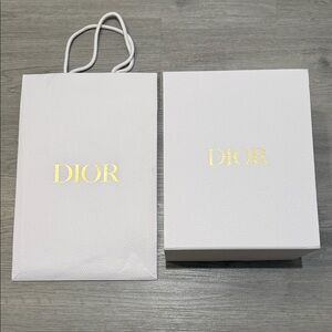 Dior White and Gold Luxury Set